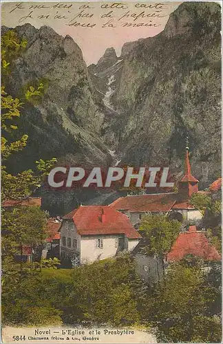 Cartes postales Novel L'Eglise et le Presbytere