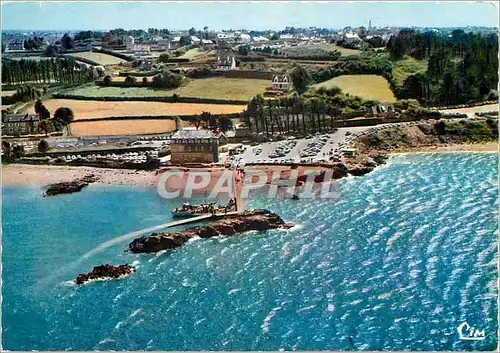 Moderne Karte Pointe de l'Arcouest Vue aerienne