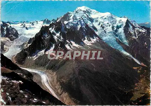 Cartes postales moderne Chamonix Mont Blanc Vue aerienne sur la Mer de Glace