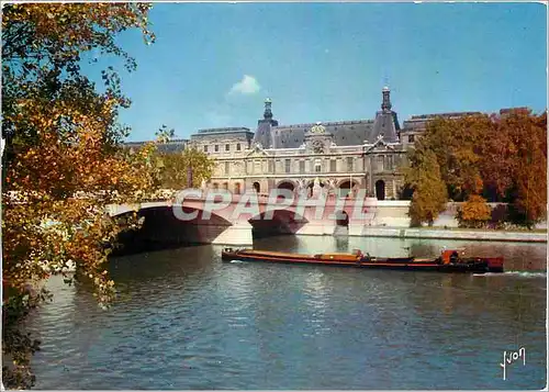 Cartes postales moderne Paris Le Louvre et le Pont du Carrousel