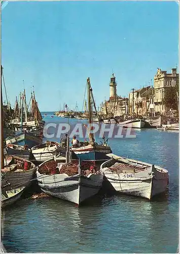 Cartes postales moderne Le Grau du Roi Gard Barques de peche sur le Chenal Maritime