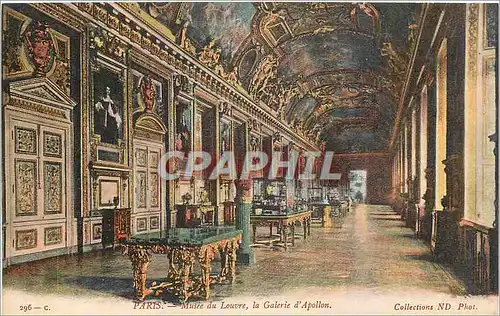 Cartes postales Paris Musee du Louvre la Galerie d'Apollon