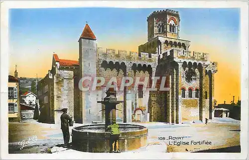 Cartes postales moderne Royat L'Eglise Fortifee