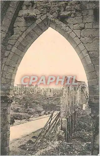 Cartes postales Ruines d'Ypres Panorama Militaria