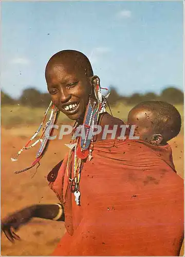 Cartes postales moderne Masai