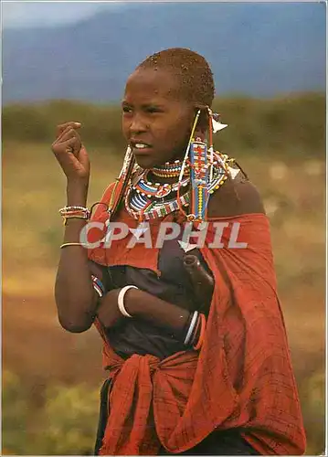 Moderne Karte Masai