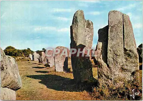 Moderne Karte Alignements Megalithiques dans les environs de Carnac