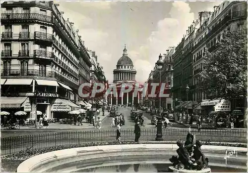 Cartes postales moderne Place Edmond Rostand Rue Soufflot et le Pantheon