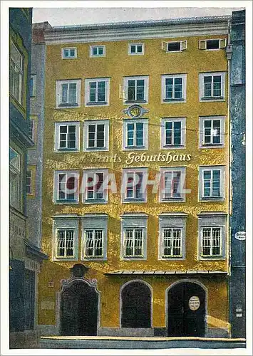 Cartes postales moderne Mozarts Geburtshaus in Salzburg Getreidegasse