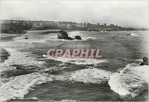 Moderne Karte Biarritz Bses Pyr La Cote vue du Cap St Martin