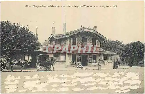 Cartes postales Nogent sur Marne La Gare Nogent Vincennes