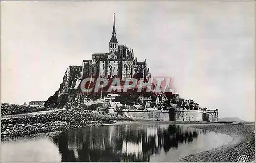 Cartes postales moderne Le Mont St Michel Cote Sud Vue prise a l'Est de la Digue