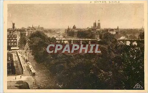 Ansichtskarte AK Notre Dame Vues de Paris Panorama l'Ile de la Cite