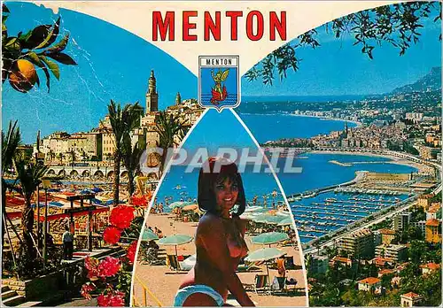 Cartes postales moderne Menton Alpes Maritimes