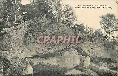 Cartes postales Foret de Fontainebleau Mont Louis Philippe