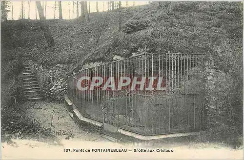 Cartes postales Foret de Fontainebleau Grotte aux Cristaux