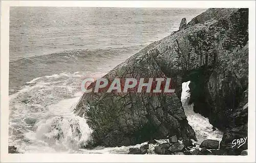 Ansichtskarte AK Quiberon Morhihan Grotte de Port Bara