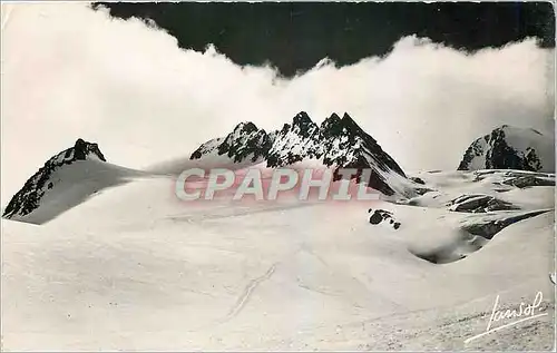 Cartes postales moderne La Haute Montagne Environs de Pralognan Descente du Dome de Polset sur la glacier de Gebroulaz