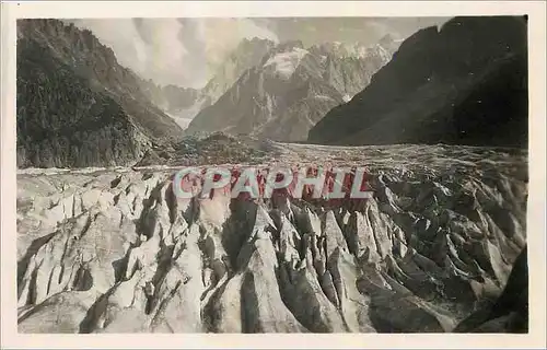 Cartes postales moderne Chamonix Mont Blanc La Mer de Glace