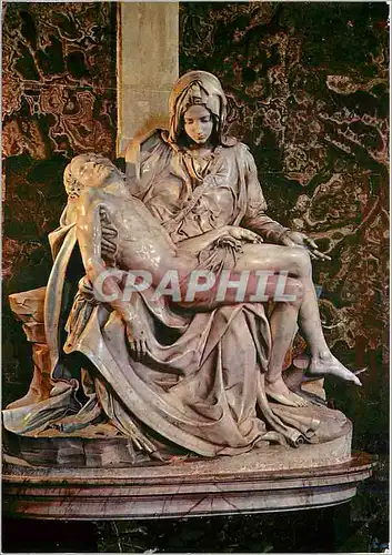 Cartes postales moderne Roma Basilique de S Pierre La Pieta del Michelangelo