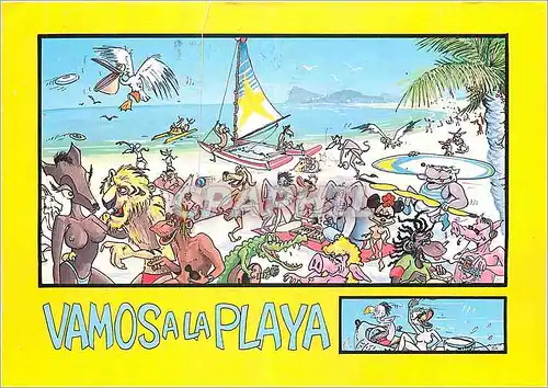 Cartes postales moderne Vamos a La Playa Mallorca Espana