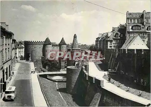 Cartes postales moderne Warszawa Mury obronne i Berbakan