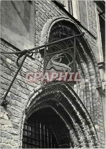 Cartes postales moderne Warszawa Fragment gotyekiego portain kamienicy przy Rynku Starego Miasta