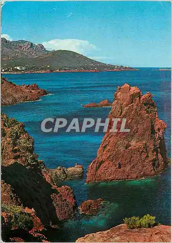 Cartes postales moderne Cote d'Azur L'Esterel et ses roches rouges