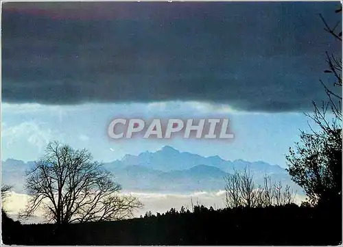 Cartes postales moderne Le Mt Blanc et la Mer de Brouillard Vus du Jura