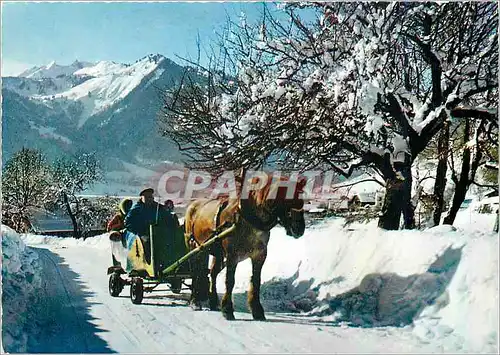 Moderne Karte Neige et Soleil