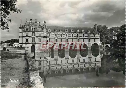 Cartes postales moderne Les Chateaux de la Loire Chenonceaux L et L Le Chateau Facade Ouest