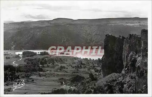 Moderne Karte L'Auvergne La Dent du Marais et Lac Chambon