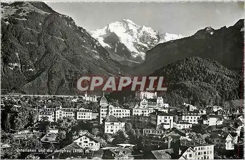 Cartes postales moderne Interlaken und die Jungfrau