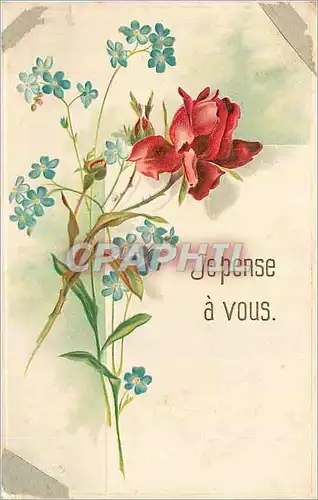 Cartes postales Jepense a vous