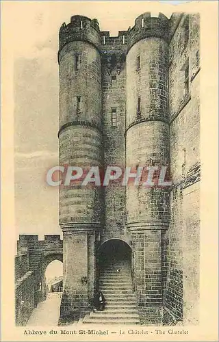 Ansichtskarte AK Abbaye du Mont St Michel Le Chatelet