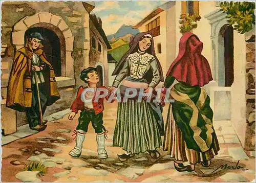 Cartes postales moderne Les Pyrenees Le Bearn Vallee d'Ossau