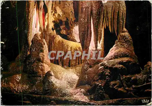 Cartes postales moderne La Cote d'Azur Les Grottes de Saint-Cezaire (A.M) Le lit de la f�e