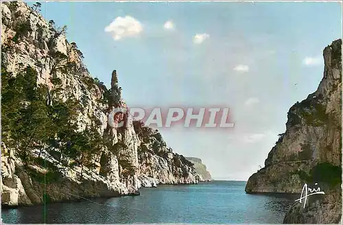 Cartes postales moderne Cote d'Azur Cassis Les calanques d'Envau