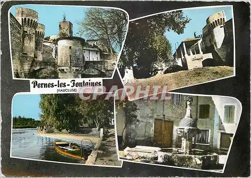 Cartes postales moderne Pernes les Fontaines (Vendee) Le Vieux Remparts et la Tour de l'Horloge