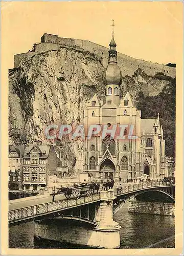 Cartes postales moderne Dinant Pont Citadelle et Eglise