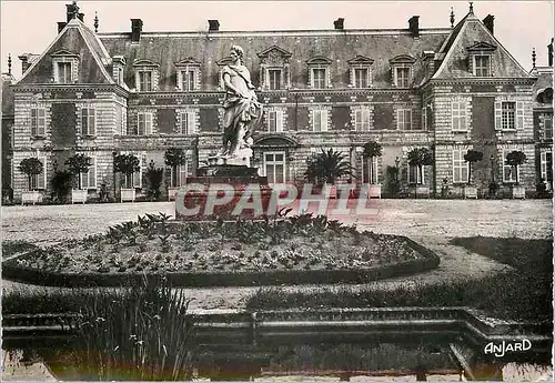 Moderne Karte Menars (Loir et Cher) Le Chateau Facade Nord Statue d'Auguste