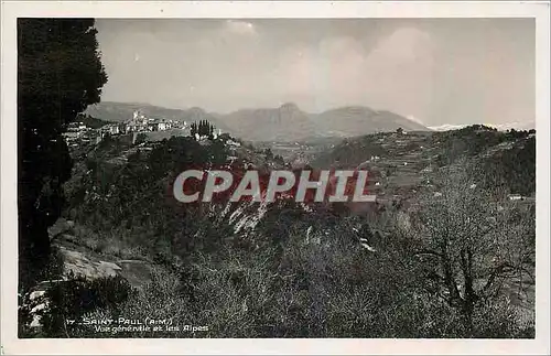 Cartes postales moderne Saint Paul (A M) Vue generale et les Alpes