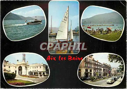 Cartes postales moderne Aix Les Bains (Savoie) et le Lac du Bourget