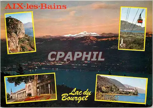 Cartes postales moderne Aix les Bains Lac du Bourget Station et de Detente