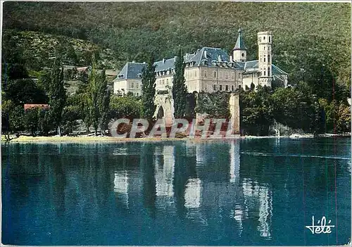 Moderne Karte Lac du Bourget Abbaye d'Hautecombe Fondee par Saint Bernard vers 1125