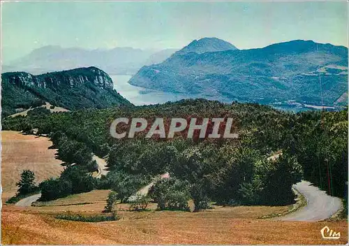 Cartes postales moderne Lac du Bourget (Savoie) Route du col du Sapenay