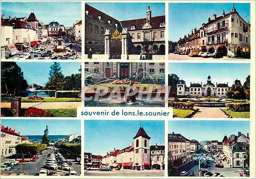 Cartes postales moderne Lons le Saunier (Jura) Place de la Liberte le theatre