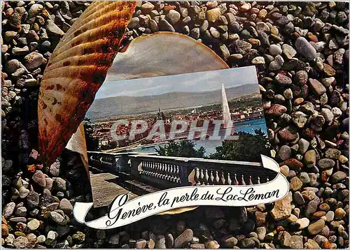 Cartes postales moderne Geneve la perle du lac Leman