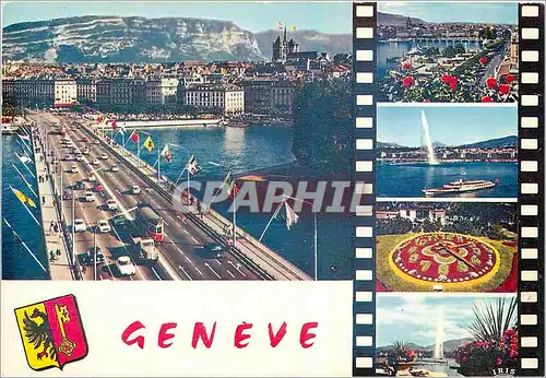 Cartes postales moderne Geneve Pont du Mont Blanc Quai du Mont Blanc