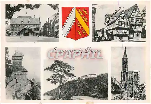 Cartes postales moderne Serie les Armoires l'Alsace